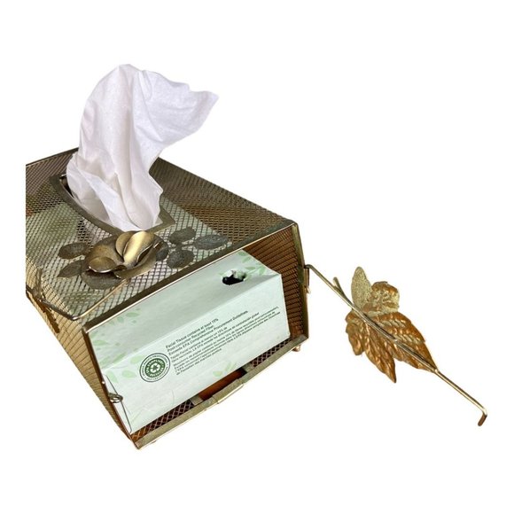 Mid-Century‎ Metal Tissue Box Holder - Picture 3 of 7
